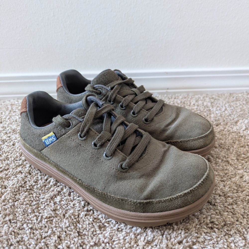 Lems Men's Canvas Sneakers - Olive